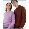 CUSTOM COLORS 100% Cotton Crew Neck Pullover Sweater, man/unisex